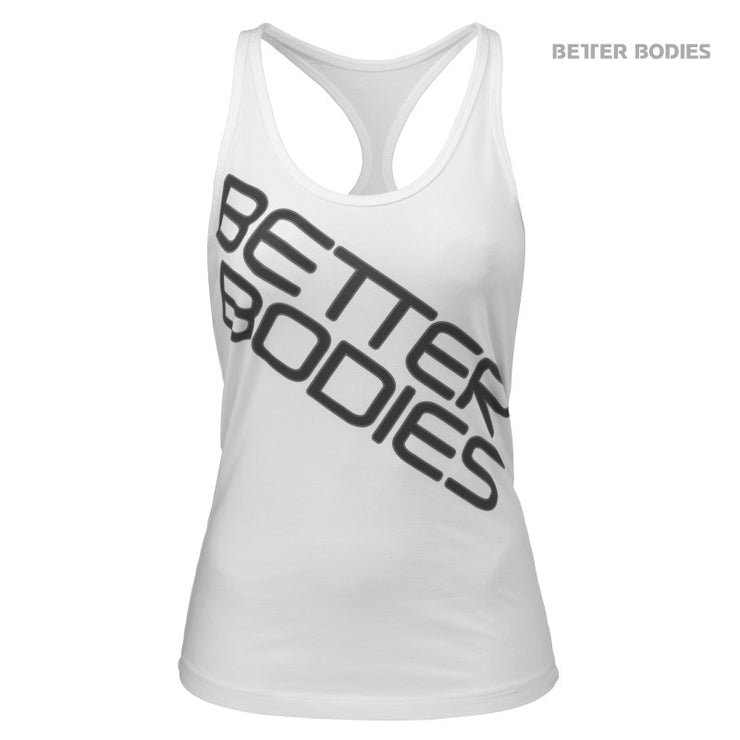 Better Bodies Printed T-Back - White