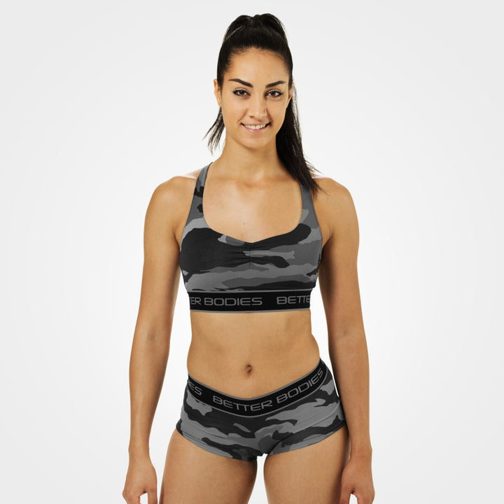 Better Bodies Athlete Short Top - Grey Camo