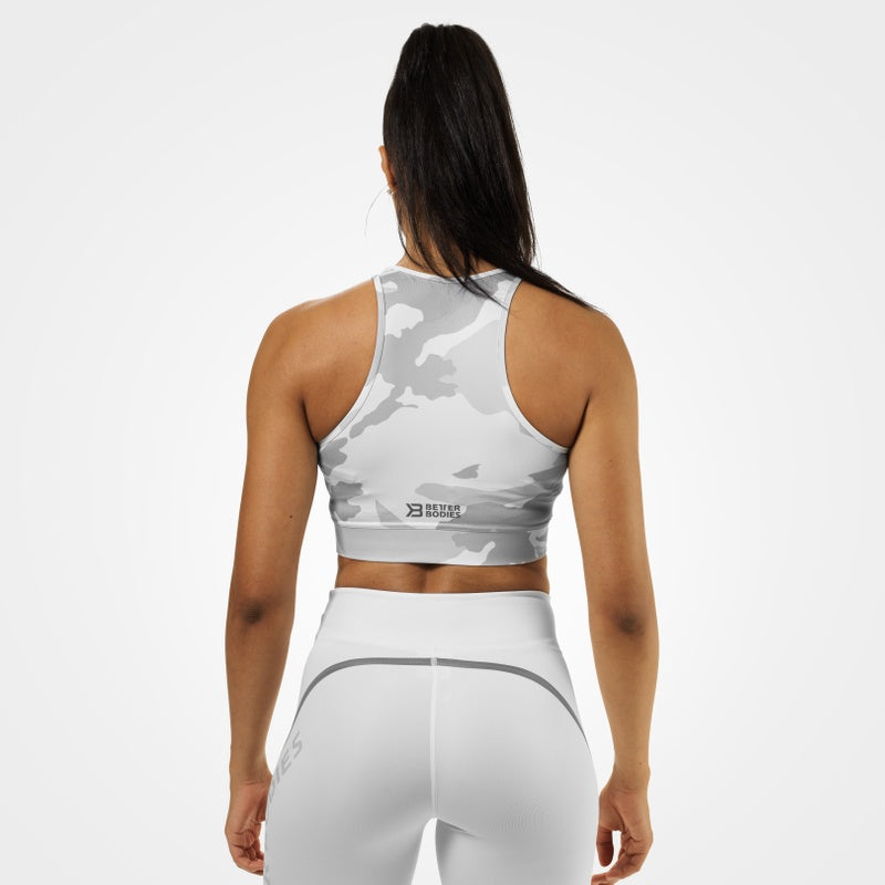 Better Bodies Chelsea Halter - White Camo