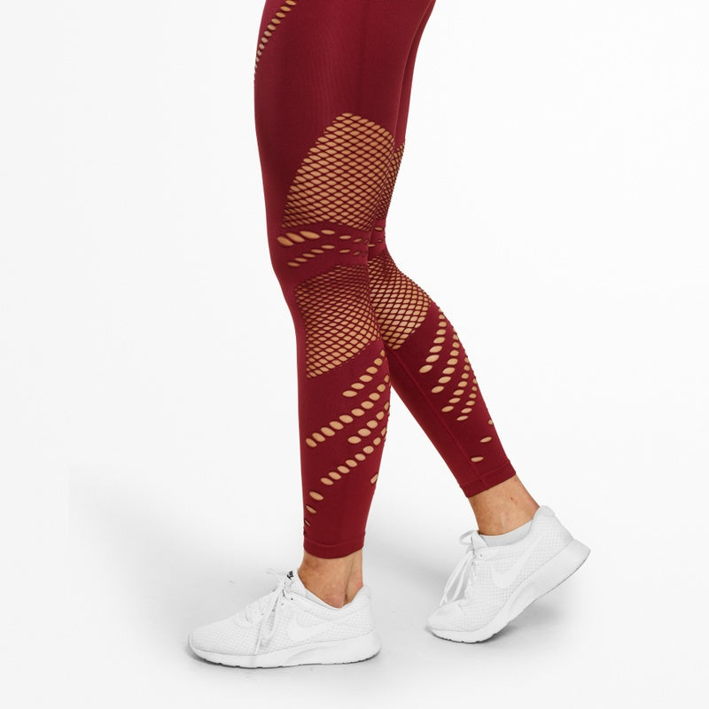 Better Bodies Waverly Tights - Sangria Red