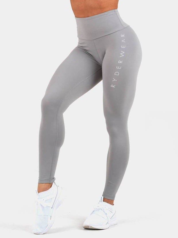 Ryderwear Staples Scrunch Bum Leggings - Grey