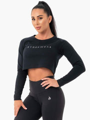 Ryderwear Staples Cropped Sweater - Black