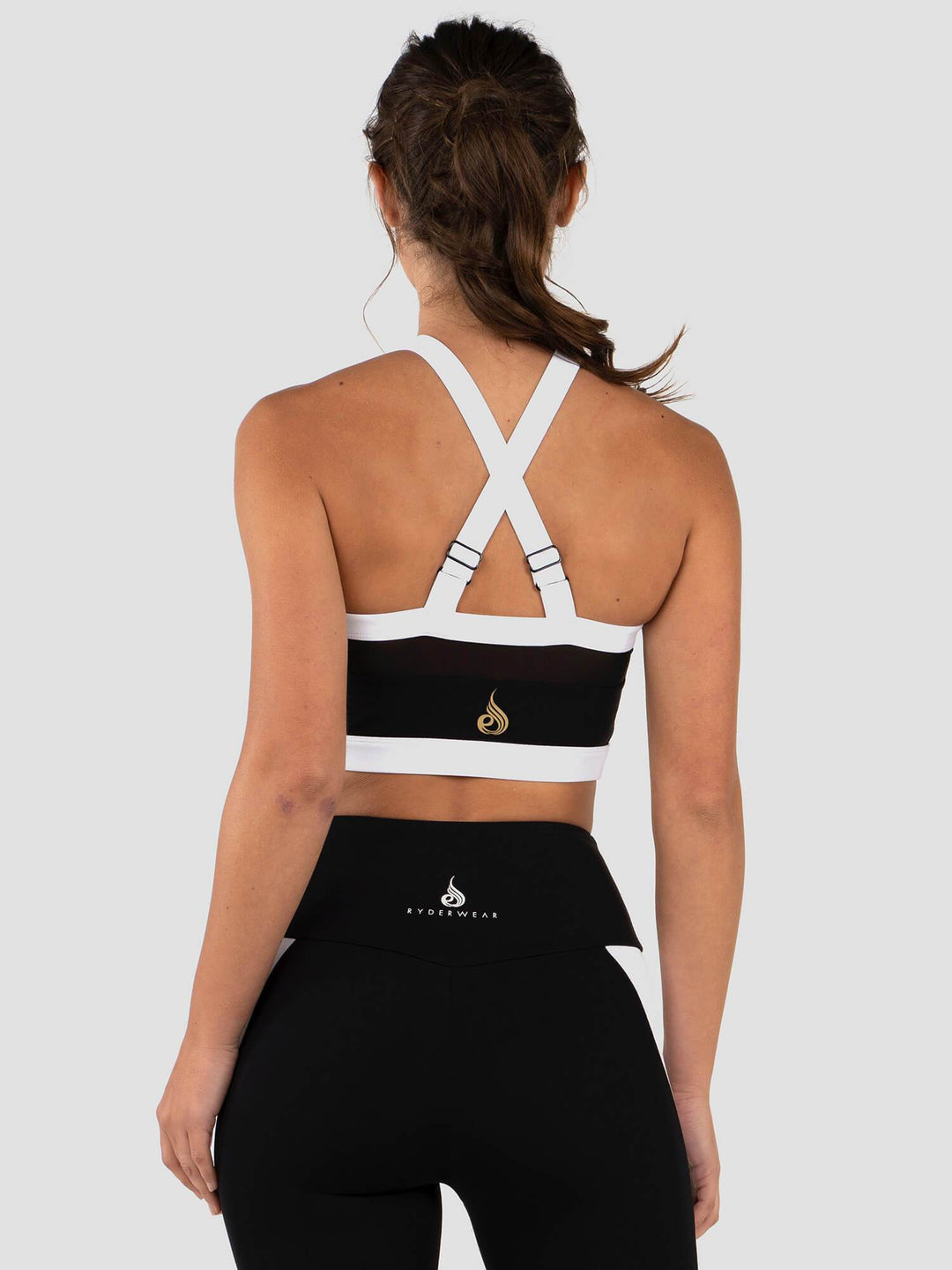 Ryderwear Empire Mesh Sports Bra - Black