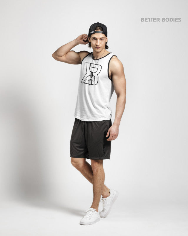 Better Bodies Jersey Tank - White