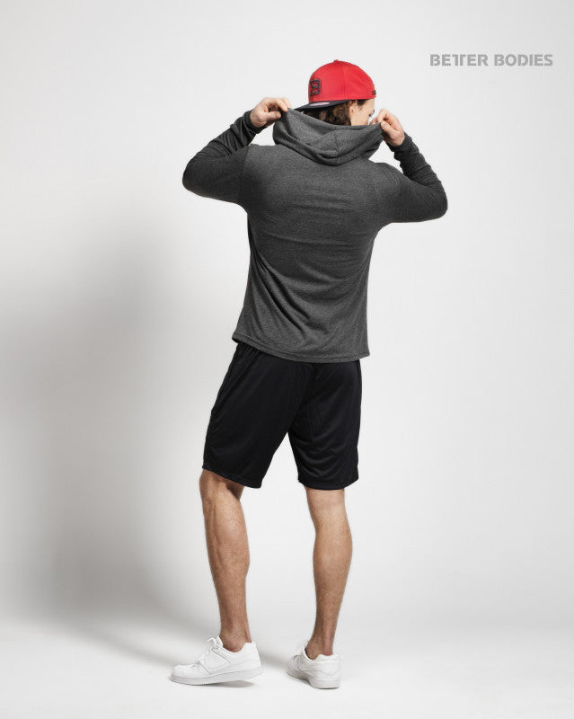Better Bodies Mens Soft Hoodie - Anthracite