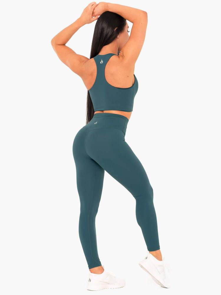Ryderwear NKD High Waisted Leggings - Teal