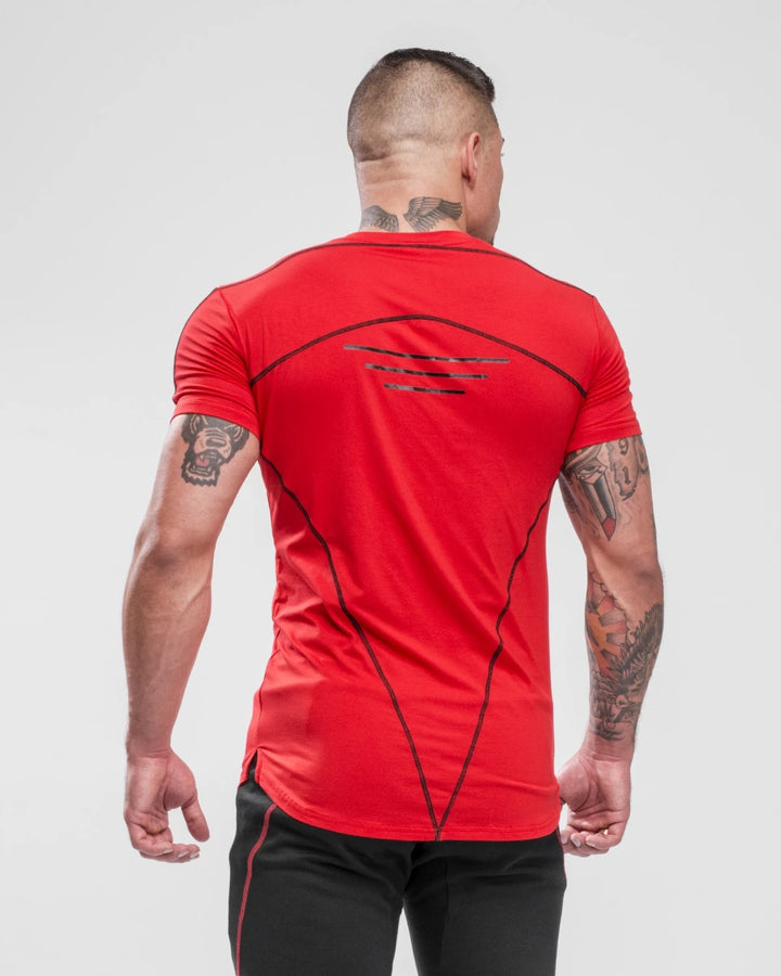 HERA x HERO Tri T-Shirt - Red & Black