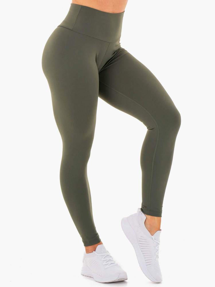 Ryderwear Motion High Waisted Leggings - Khaki