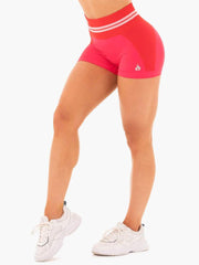 Ryderwear Freestyle Seamless High Waisted Shorts - Red