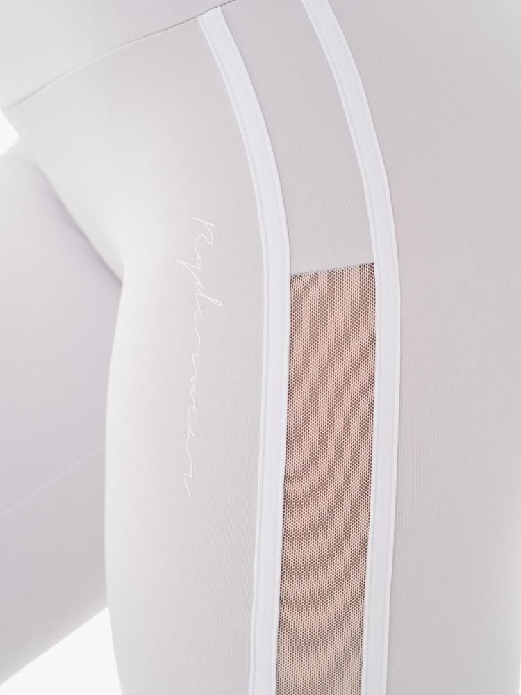Ryderwear Collide High Waisted Leggings - Pebble Grey