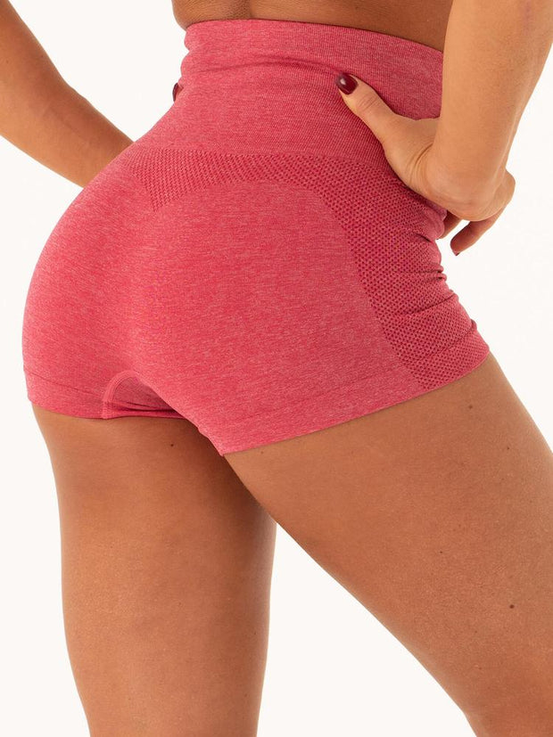 Ryderwear Seamless Shorts - Hot Pink Marl