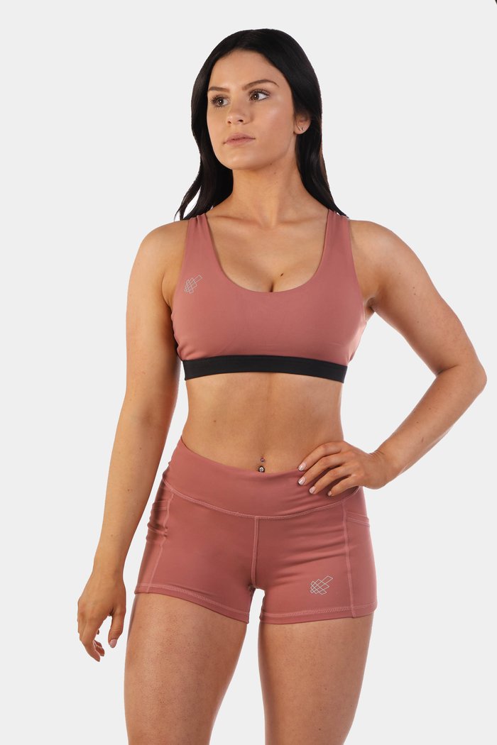 Jed North Serenity Sports Bra - Merlot