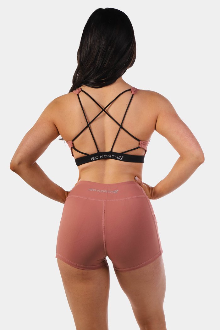 Jed North Serenity Sports Bra - Merlot