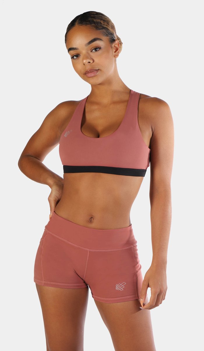 Jed North Serenity Sports Bra - Merlot
