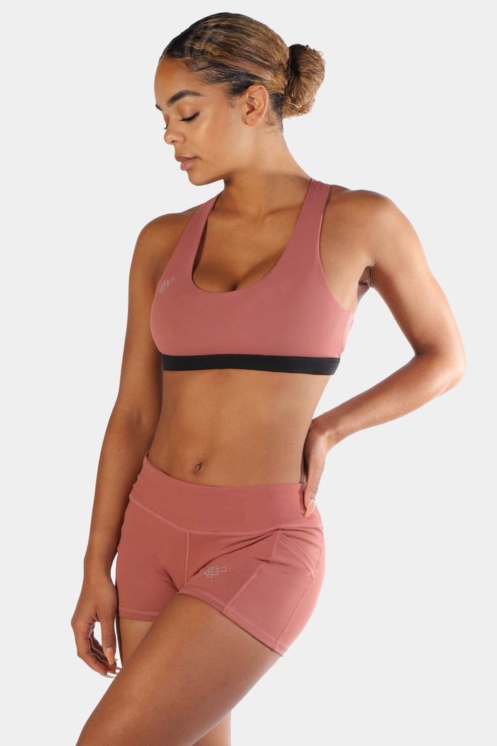 Jed North Serenity Sports Bra - Merlot