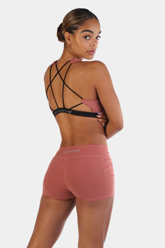 Jed North Serenity Sports Bra - Merlot