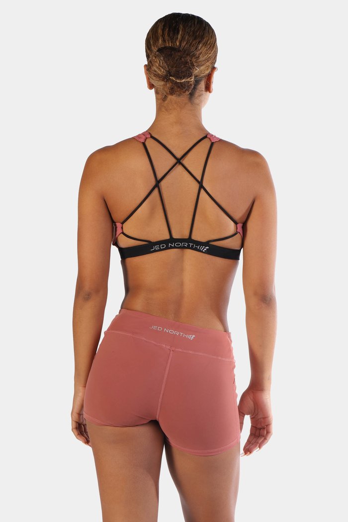 Jed North Serenity Sports Bra - Merlot