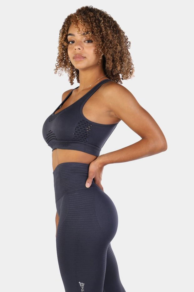 Jed North Luxe Sports Bra - Navy