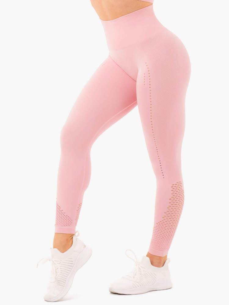 Ryderwear Seamless Tights - Hot Pink Marl