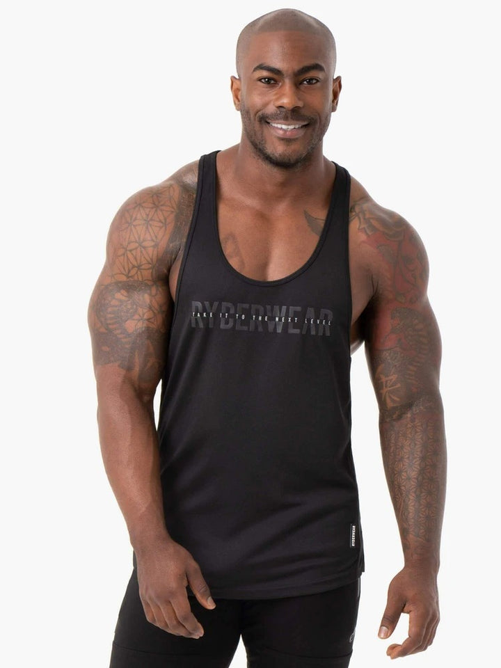 Ryderwear Energy Mesh T-Back - Black