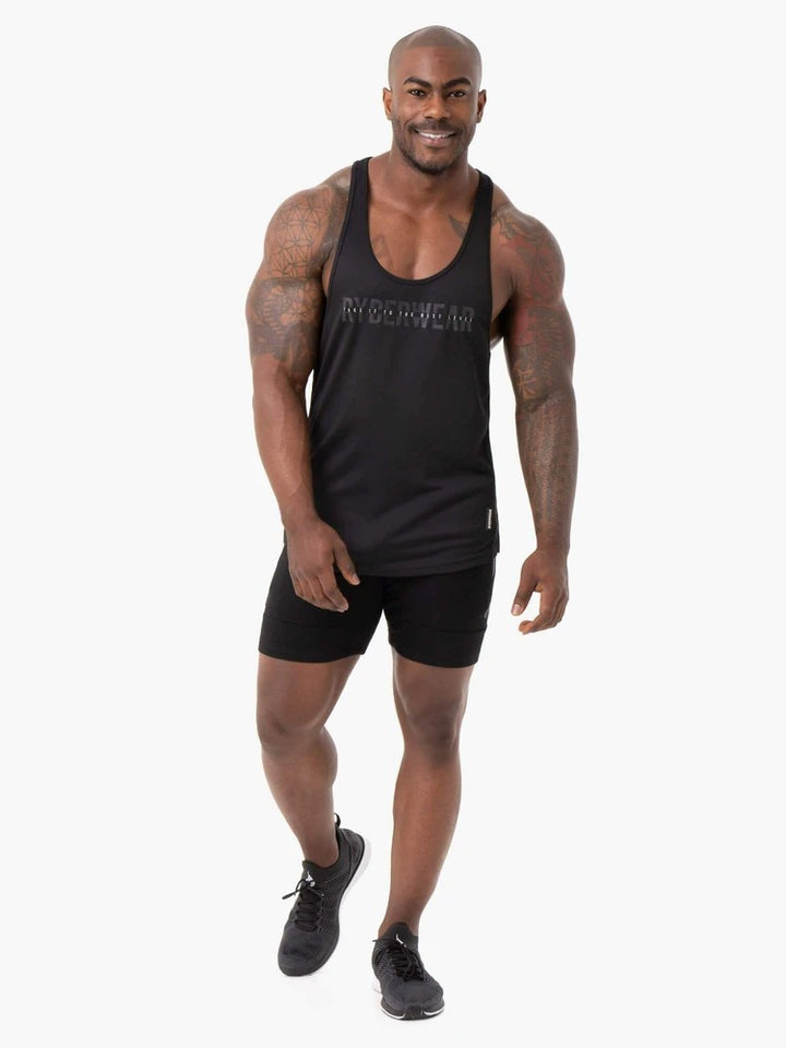 Ryderwear Energy Mesh T-Back - Black