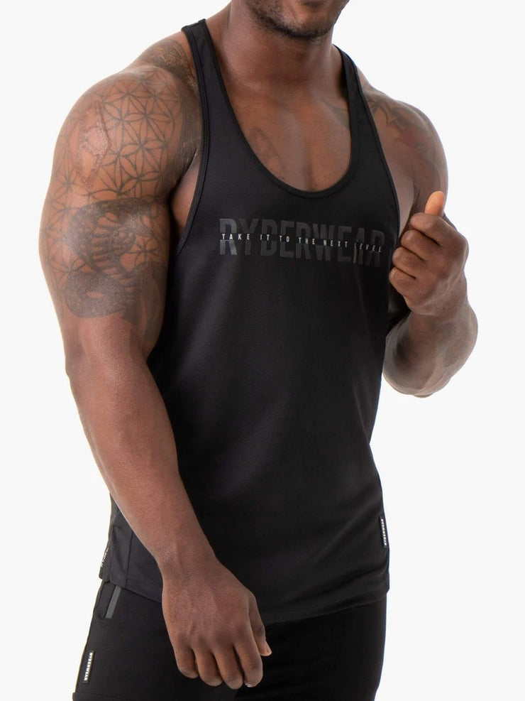 Ryderwear Energy Mesh T-Back - Black