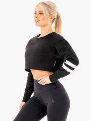 Ryderwear Motion Cropped Sweater - Black