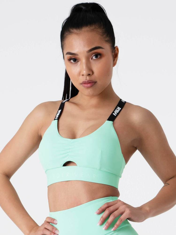 Ryderwear Pastels Scrunch Sports Bra - Mint