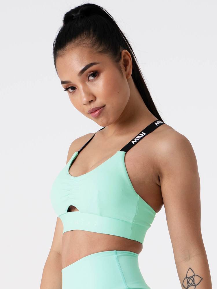Ryderwear Pastels Scrunch Sports Bra - Mint