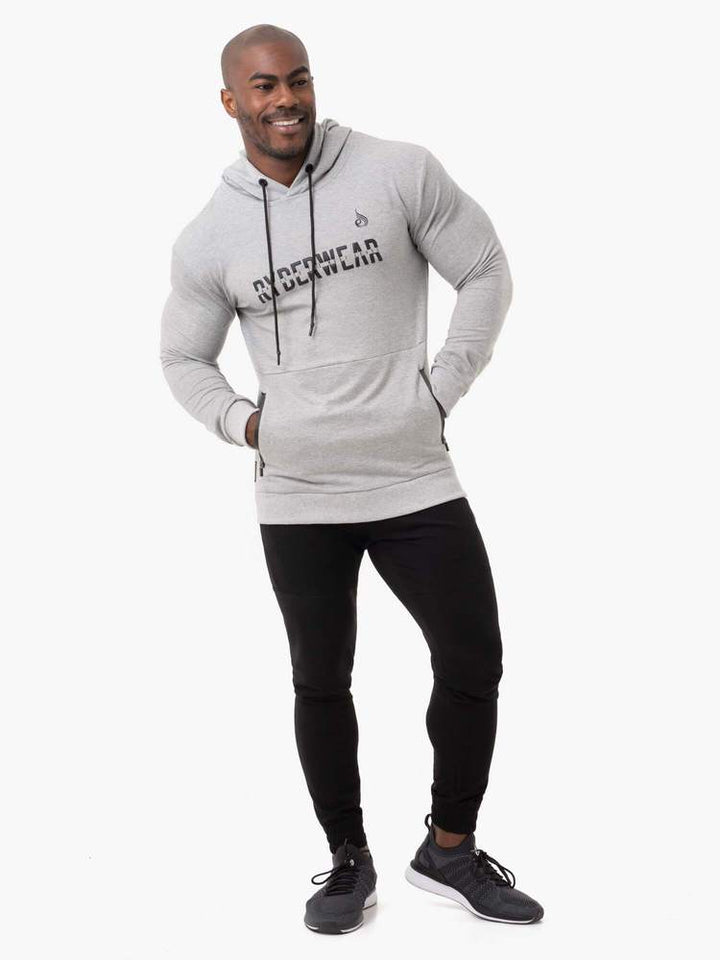 Ryderwear Energy Pullover Hoodie - Grey Marl