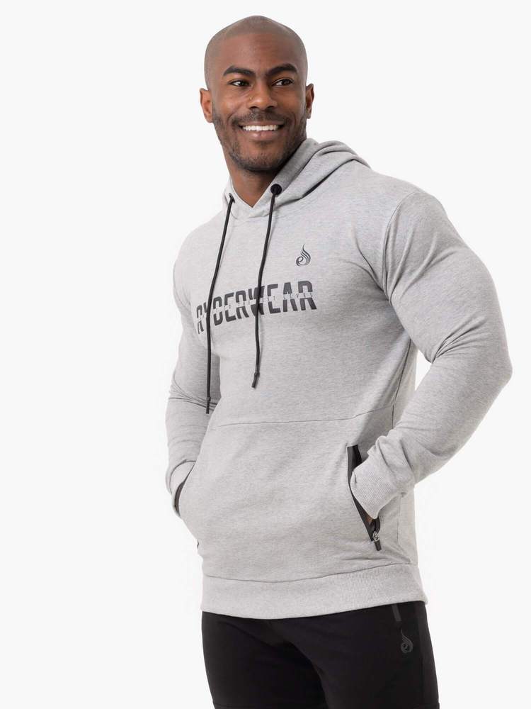 Ryderwear Energy Pullover Hoodie - Grey Marl