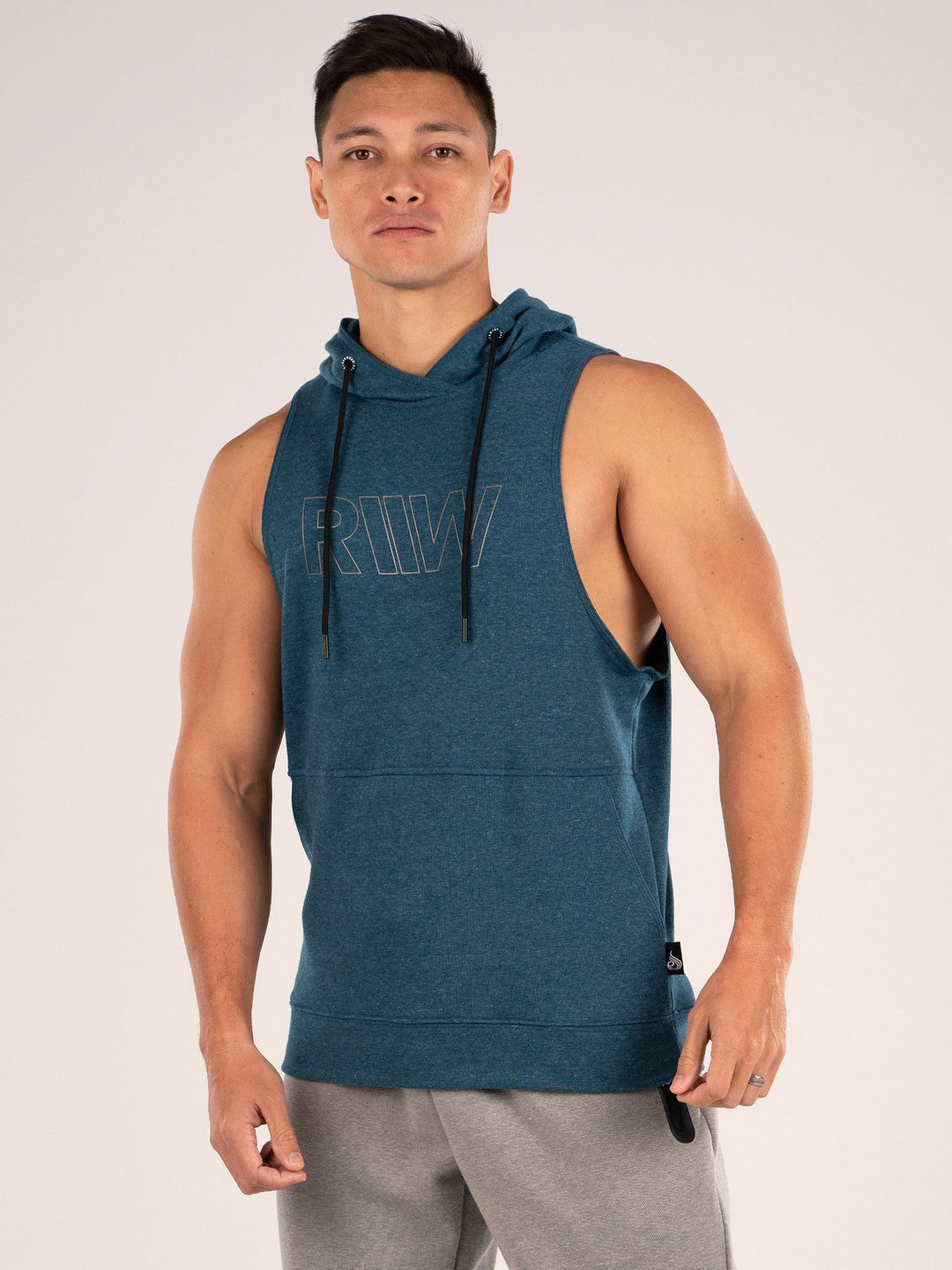 Ryderwear Royal Sleeveless Hoodie - Teal