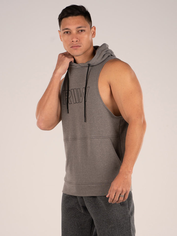 Ryderwear Royal Sleeveless Hoodie - Charcoal