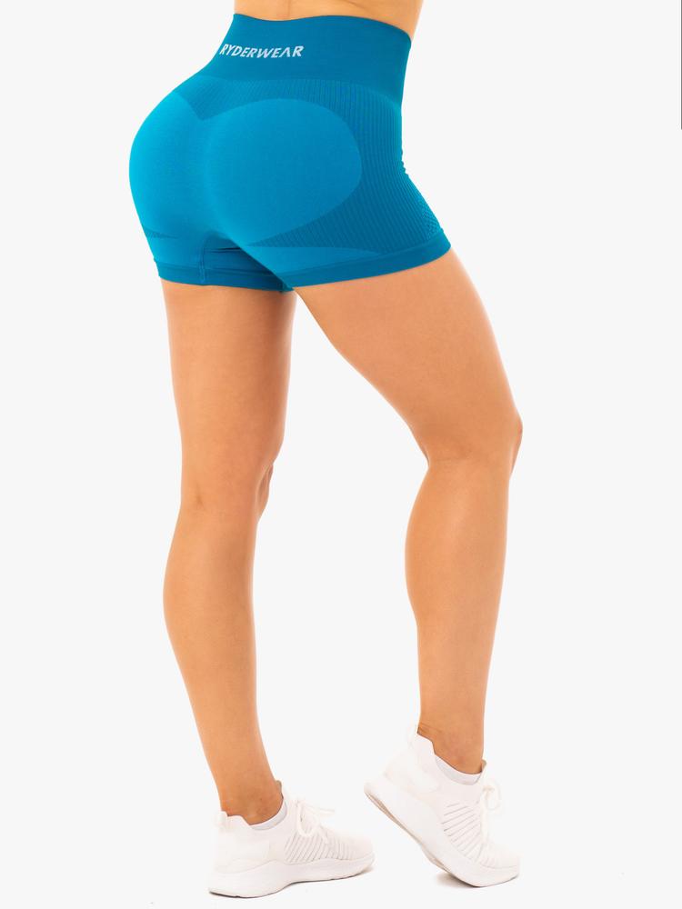 Ryderwear Electra Seamless Shorts - Electric Blue