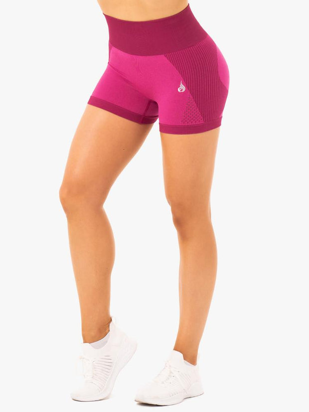 Ryderwear Electra Seamless Shorts - Electric Pink