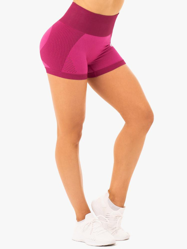 Ryderwear Electra Seamless Shorts - Electric Pink