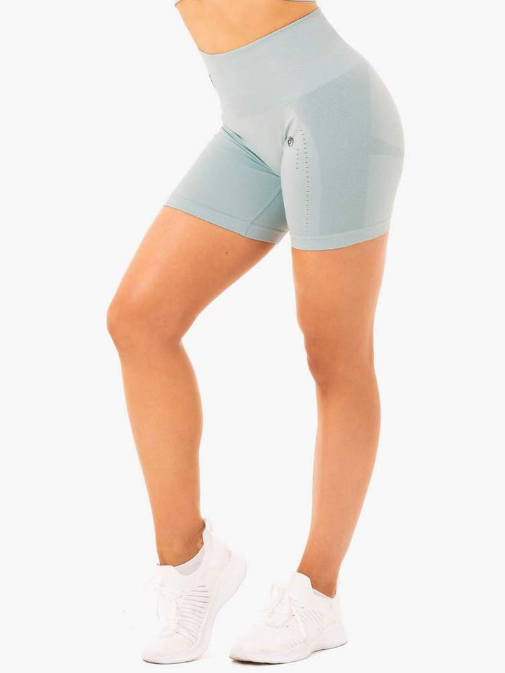 Ryderwear Seamless Staples Shorts - Seafoam Marl