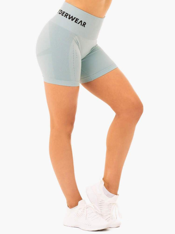 Ryderwear Seamless Staples Shorts - Seafoam Marl