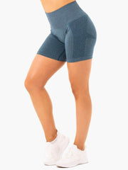 Ryderwear Seamless Staples Shorts - Teal Marl