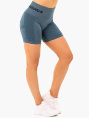 Ryderwear Seamless Staples Shorts - Teal Marl