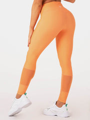 Ryderwear Mesh High Waisted Leggings - Orange