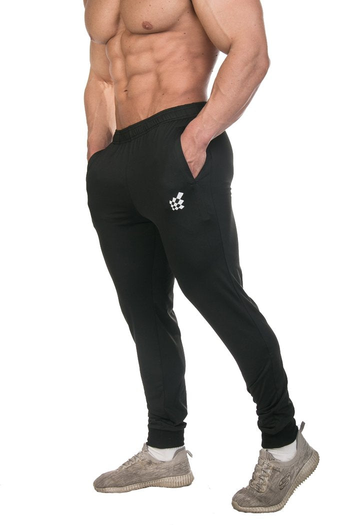 Jed North Matrix Tapered Joggers - Black