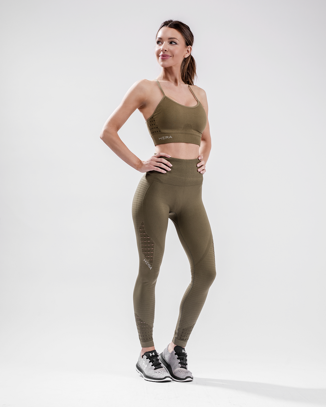 HERA x HERO XO Seamless Leggings - Olive