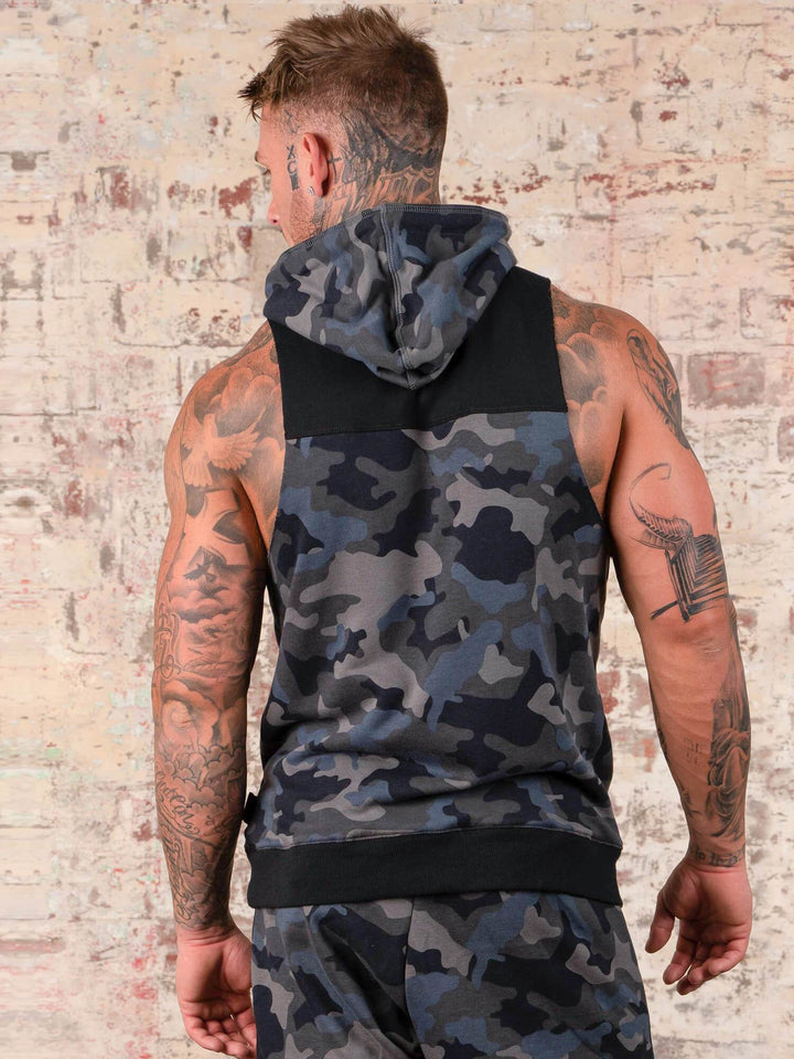 Ryderwear Camo Sleeveless Hoodie