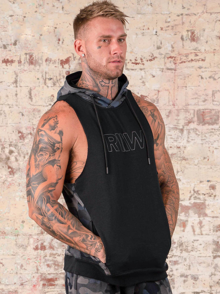 Ryderwear Camo Sleeveless Hoodie