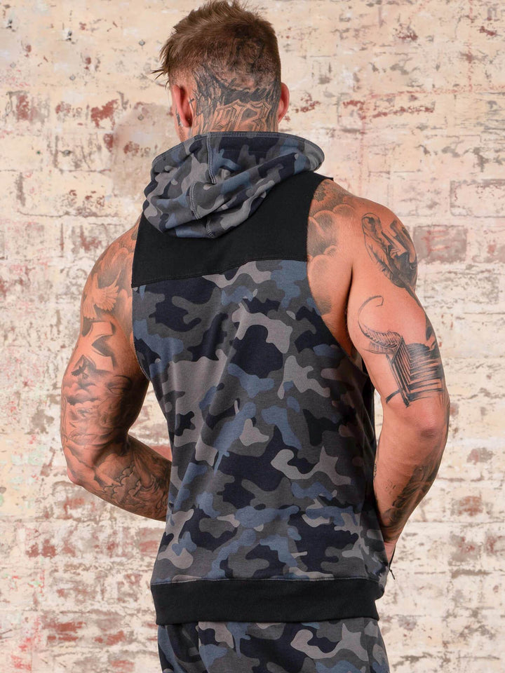 Ryderwear Camo Sleeveless Hoodie